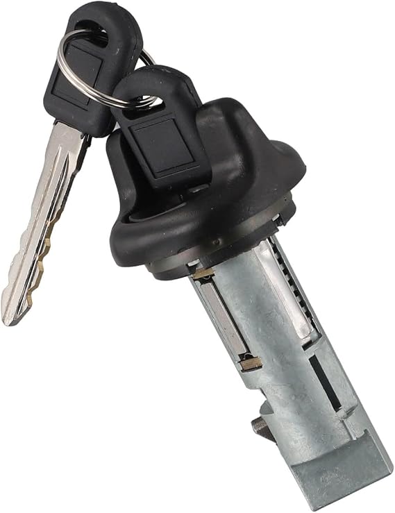 Ignition Switch Lock Cylinder With 2 Keys For Chevrolet for GMC for PONTIAC for OLDSMOBILE for ISUZU 1995-1999 Replace 12369498 702671 Direct Install Black ABS