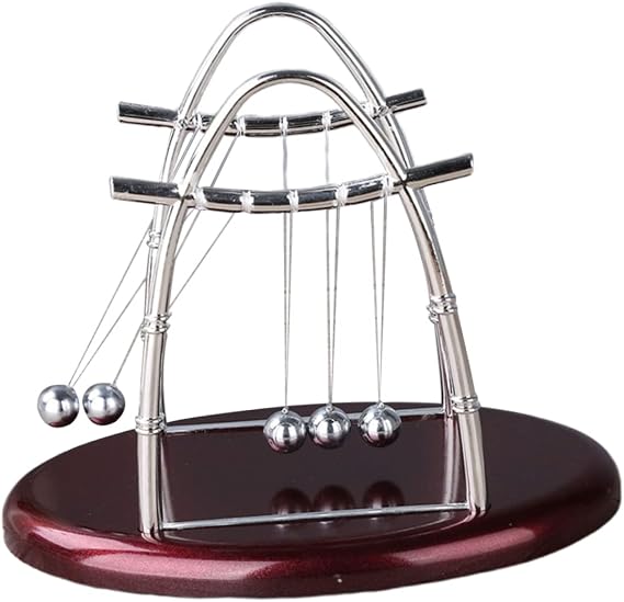 Vaguelly Toy Large Pendulum Balance Balls for Desk Decoration Educational Dynamics Experiment Tool for Home Office Use