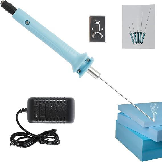Foam Cutter Electric Foam Cutter Pen, Foam Cutter Knife, Electric Hot Knife Foam Cutter, Styrofoam Cutting Hot Pen Foam Cutter Cutting Pen for Amateur DIY Heat Cutting Engraving Pen (Type 100)