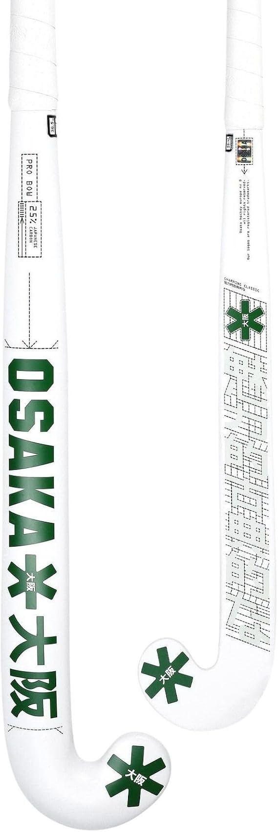 Osaka Field Hockey Stick Pro Bow 25 | White