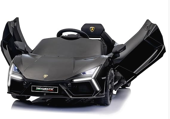 Winado 12V Licensed Lamborghini Revuelto Ride on Car for Toddlers, Black