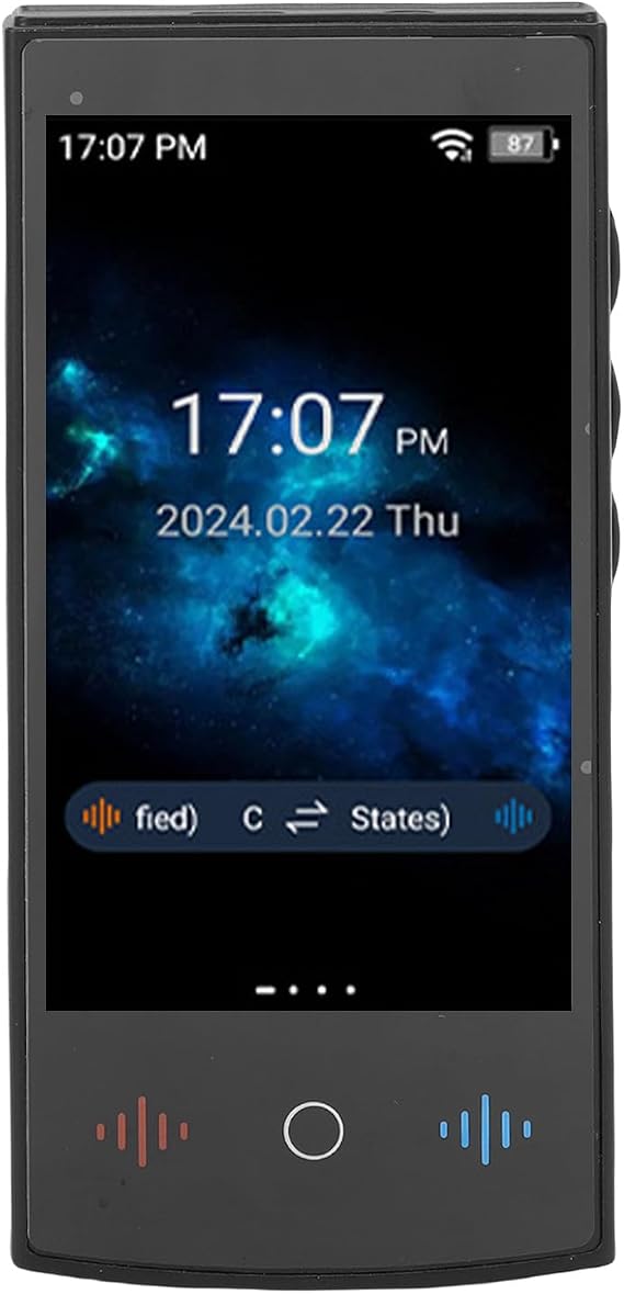 Voice Translator, Smart Language Translator Device with 160 Online Languages, 17 Offline Languages, 5MP Camera, CHATGPT