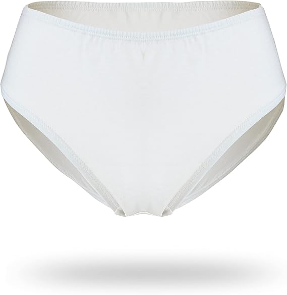 Cottonique Girl's Hypoallergenic Panty made from 100% Organic Cotton (3/pack)