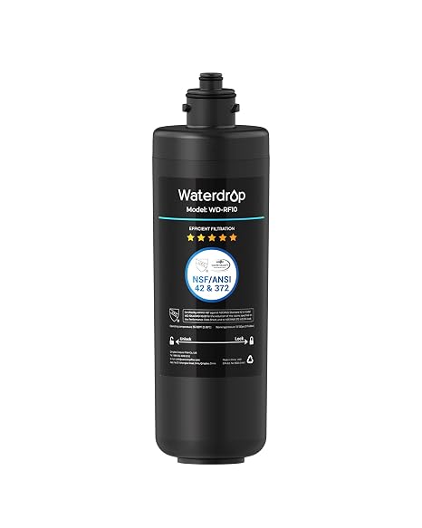 Waterdrop RF10 Filter, Replacement for 10UA/10UB Under Sink Water System