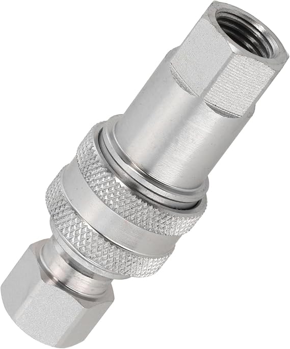 1 Set Hydraulic Quick Connect Coupler M14x1.5mm Female Thread Pipe Fitting, Hydraulic Couplings For Hydraulic Machinery And Tools