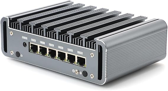 Firewall Hardware, OPNsense, VPN, Network Security Appliance, Router PC, I3 8130U, RS36, 6 x I211 Gigabit Nics, 4 x USB3.0, COM, HDMI, Fanless, 32G DDR4 RAM/256G SSD