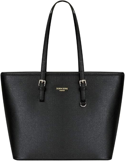 Handbags for Women, Tote Bag Soft PU Leather Large Capacity Ladies Handbag Womens Top Handle Shoulder Bag For women Black Handbag