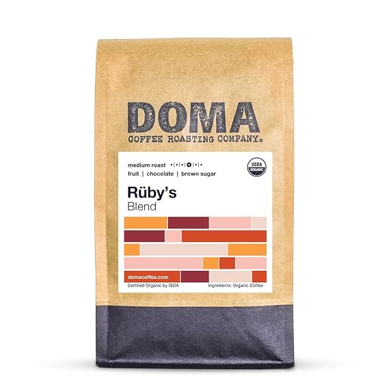 Doma Coffee Roasting Company - Ruby's Organic Espresso-Whole Bean-2 lb