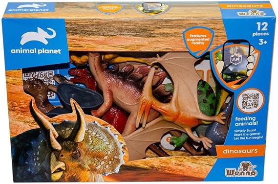 Vardem SH-D5903 Boxed 12 Piece Dinosaur Set - Toy