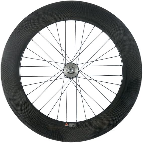 Sunrise Bike 88mm Fixed Gear Bike Wheel 700c Carbon Clincher Single Speed Rear Wheel