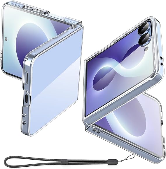 AICase for Samsung Galaxy Z Flip 8 Case Clear Ultra-Thin Slim Fit Hard PC