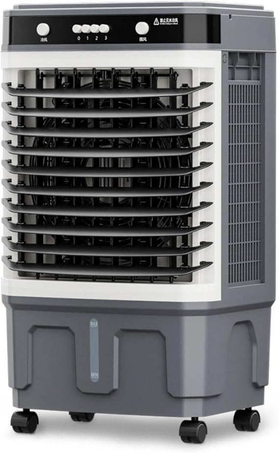 Swamp Cooler Evaporative Air Cooler Large Water Tank 120° Oscillation 3 Speeds Portable Cooling AC Fan Outdoor Air Conditioner for Patio Garage Commercial Use No Hose Needed