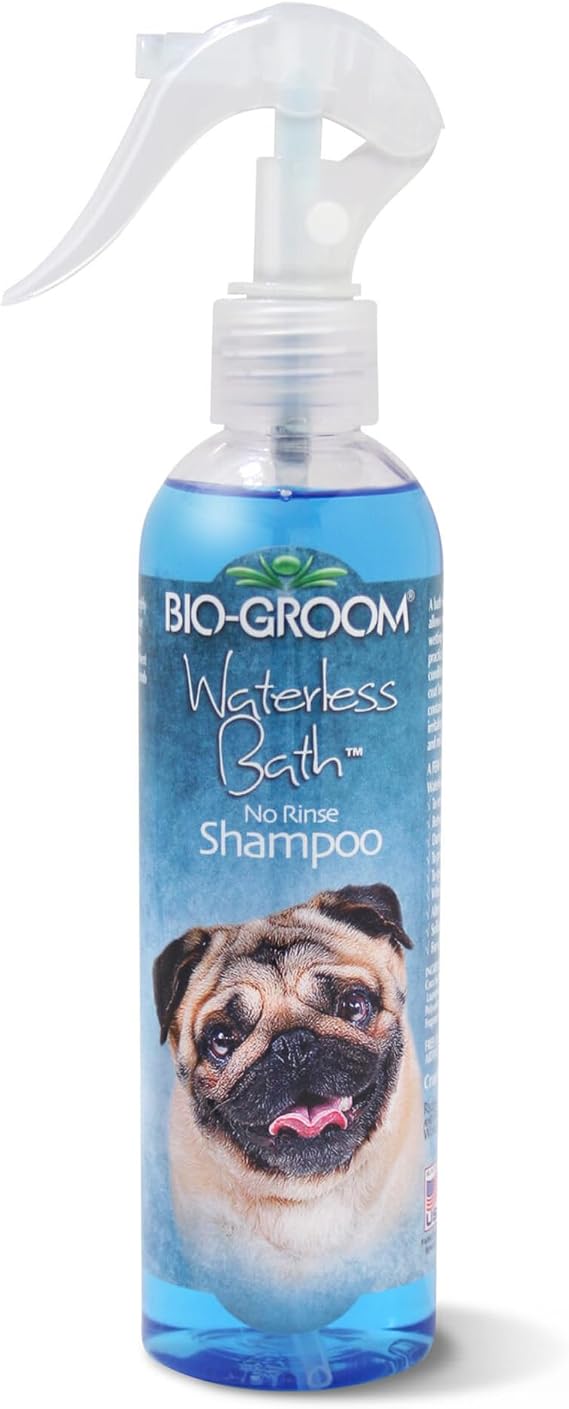 Bio-Groom Waterless Dog Shampoo, Tearless, No-Rinse, 8 fl oz, 1-Pack