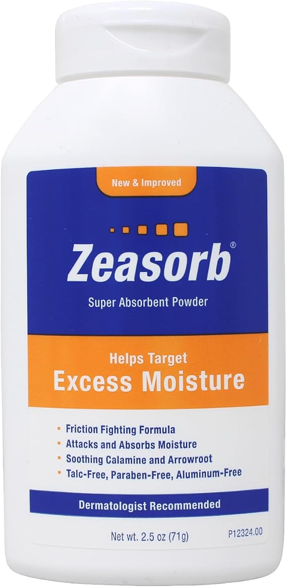 Zeasorb Prevention Super Absorbent Powder for Foot, 2.5 Ounce