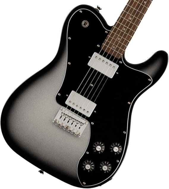Squier Affinity Series Telecaster Deluxe Electric Guitar - Silver Burst, Sweetwater Exclusive