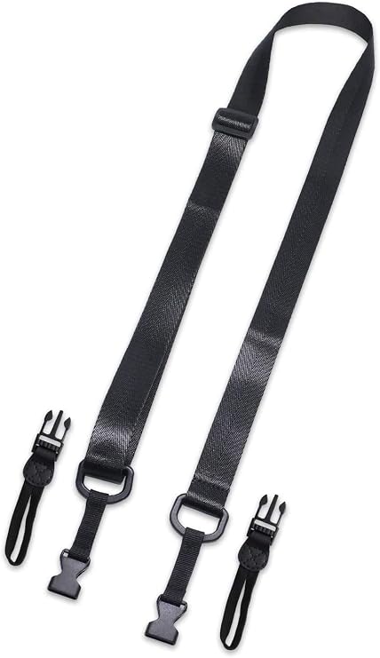Adjustable removable shoulder straps for Tablet Case, Replacement Comfortable Neck Lanyard for Camera, Tablet, iPad, Laptop, Binocular, Luggage Bag (Black)