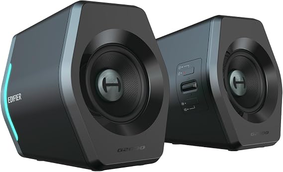 Edifier Hecate RGB Gaming Speakers, 32W Peak Power, Bluetooth, Black