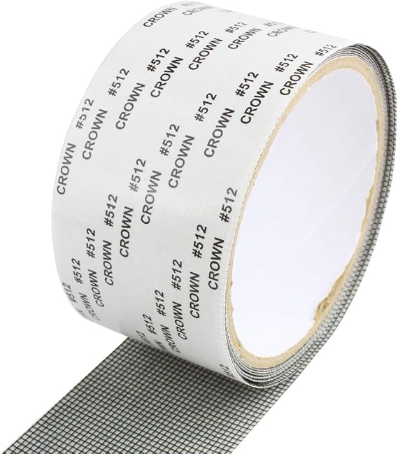Larcele Window Screen Repair Patch Net Hole Sticker, Black, 5x200cm XBJ-01