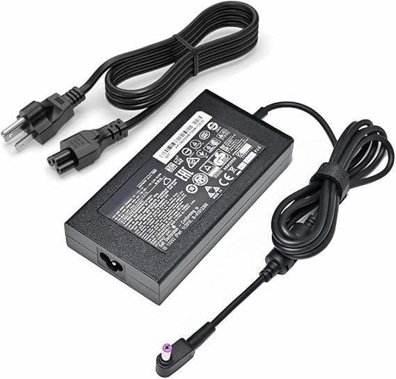 Original 135W AC Charger PA-1131-16 for Acer Nitro 5 N18C3 AN515-51 AN515-41 AN515-53 AN515-52 AN515-43 AN517-51 N18C4 ADP-135K ADP-135KB T Laptop Charger Power Supply Cord