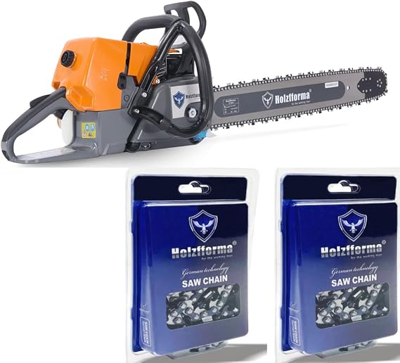 Holzfforma G466 Chainsaw Power Head With 36inch 3/8 .063 114DL Guide Bar Standard Ripping and Skip Chain Combo For MS460 Chain saw