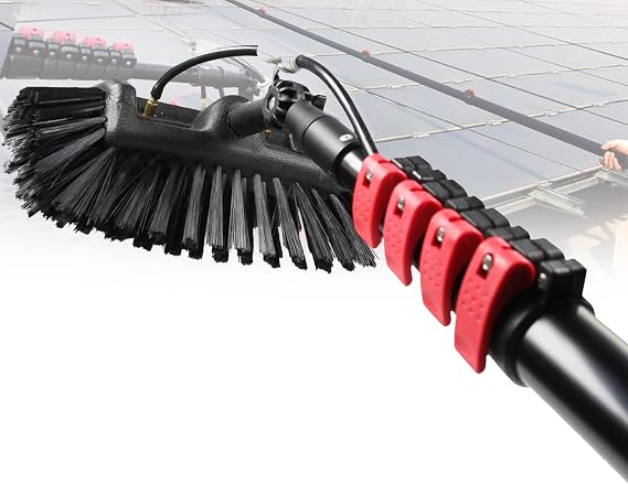 Window Cleaner Washing Kit 3.6-12m Telescopic - Extendable Cleaner for Window Glass Wall Photovoltaic Panel Cleaning, Conservatory Roof