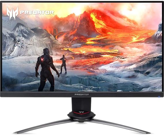 acer Predator XB253Q Gxbmiiprzx 24.5" FHD (1920 x 1080) IPS NVIDIA G-SYNC Compatible Gaming Monitor, VESA Certified DisplayHDR400, Up to 0.5ms (G to G), 240Hz, 99% sRGB (1 x Display Port & 2 x HDMI)