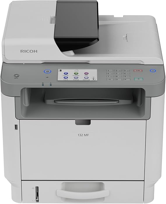 Ricoh 132 MF Black & White Laser All-in-One Printer