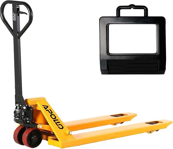 APOLLOLIFT Pallet Truck, Standard Duty Manual Pallet Jack Hand Truck 4400lbs Capacity 48" Lx21 W Fork Size with Extra Stopper