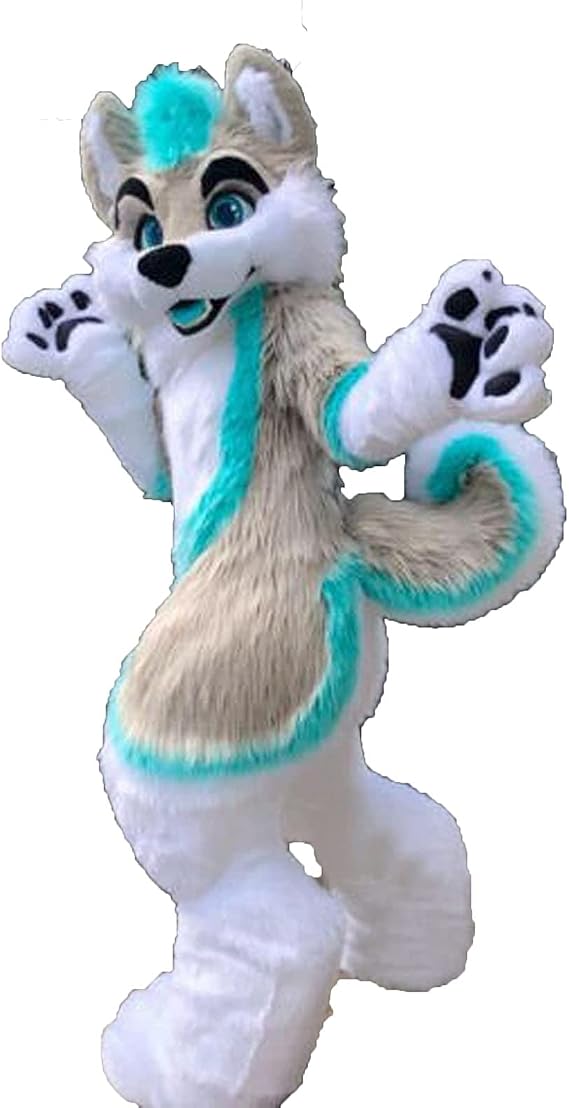 Grey Blue Fursuit Fullsuit Teen Costumes Full Furry Suit Furries Costume Anime CUSTOM FOR Child Adult