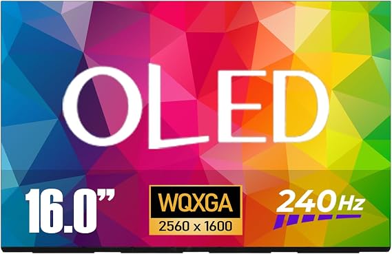 Compatible with Lenovo Legion Pro 5 16IAX10H 83LU0008A 16.0" Display IPS AM-OLED Screen Monitor Panel LED LCD 40 Pins 2560x1600 240Hz