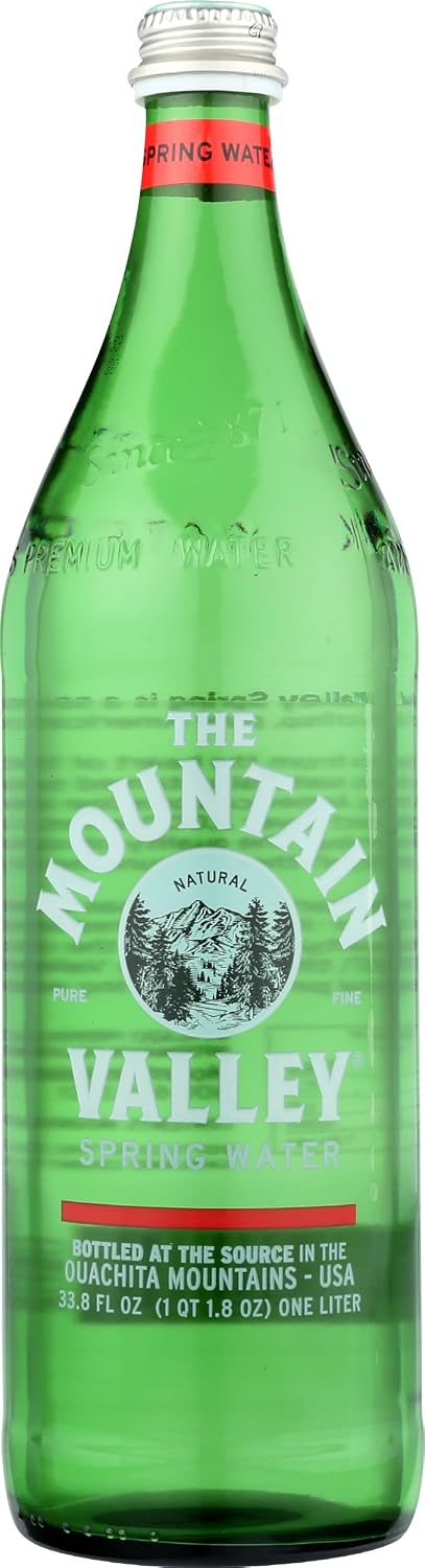 Mountain Valley Water, Water Spring Glass, 33.8 Fl Oz