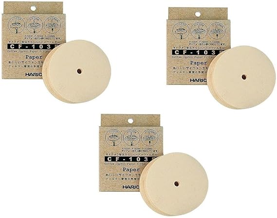 Hario Paper Filter for DCA-3/5 NCA-3/5 (100 pcs)