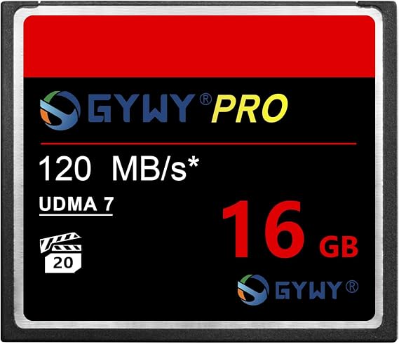 16GB UDMA Speed Up to 120MB/s.for Professional Photographer Enthusiast Camera CF Card