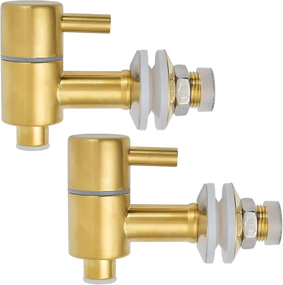 Spigot for Beverage Dispenser, Stainless Steel Lever Pour Spout, Gold