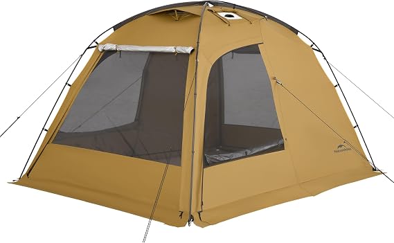 Naturehike Camping Tent 2-4 Person Thermal Tent Hot Tent with Stove Jack PU3000 mm UPF 50+ with Oven 4 Seasons Family Waterproof Awning Gazebo for Backpacking, Camping, Hiking