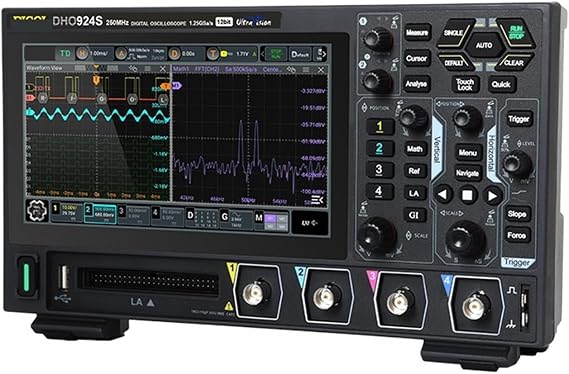 DHO914/914S/924/924S 4Channel 125/250MHz Digital Oscilloscope 12 Bit 1.25GSa/Sec 50MPts Depth(DHO924S,A.U)