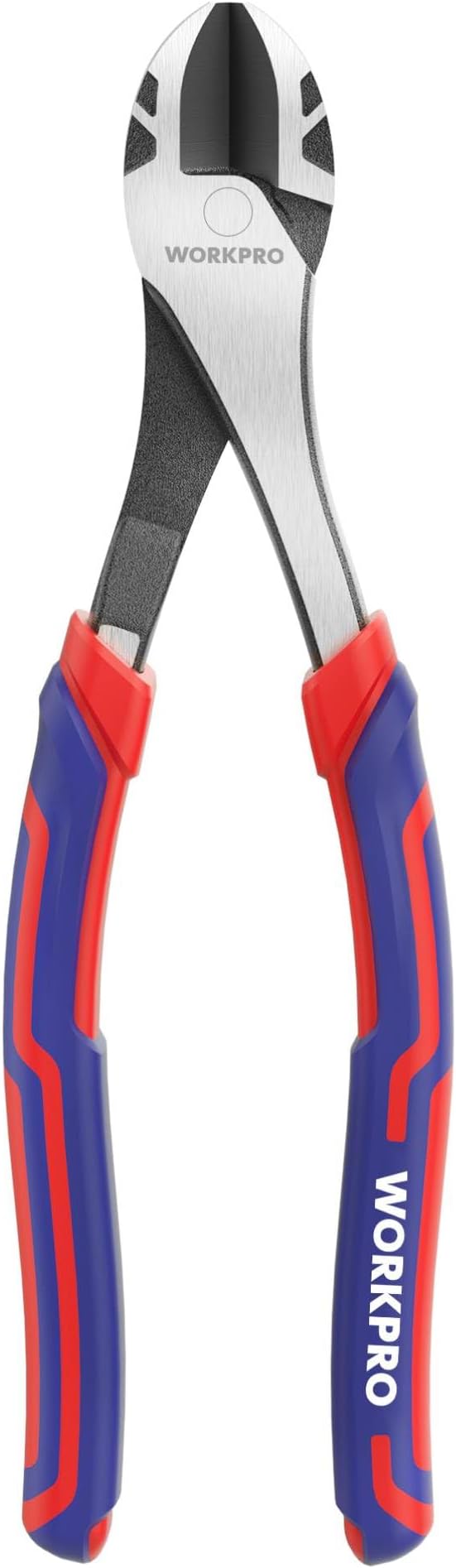 WORKPRO 8 Inch High Leverage Diagonal Pliers, Cr-V Steel & Anti-Slip Handle