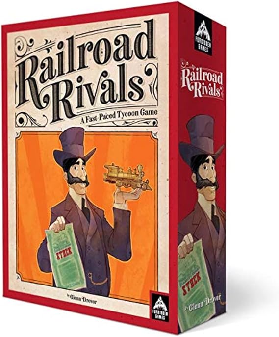 Forbidden Games FRB1200 Railroad Rivals Board Game
