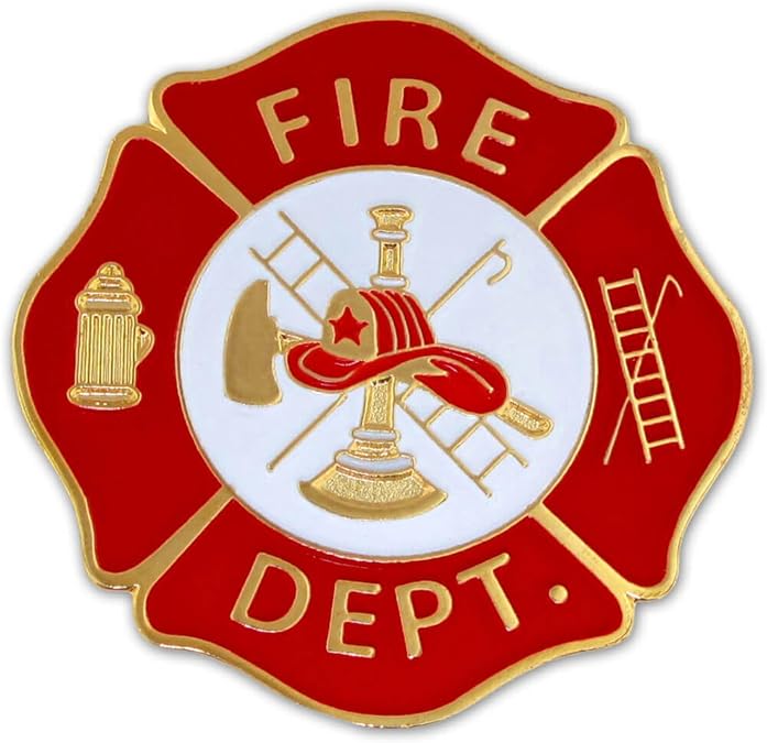 PinMart's Fire Department Badge Pin