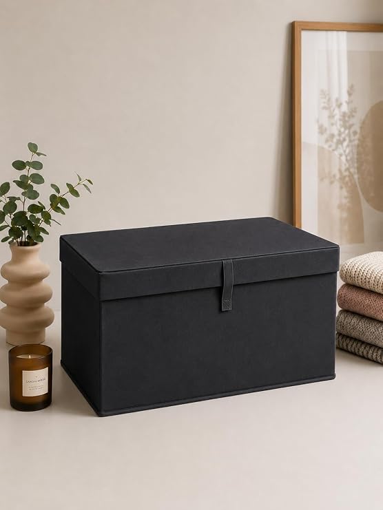 Çok Amaçlı Organizer Lüks Saklama Kutusu Düzenleyici Hurç (Maxi Boy 50 * 40 * 30 Cm)