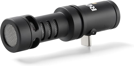 RDE VideoMic Me-C+ Directional Microphone for USB-C Mobile Devices (MFi Certified for iPhone 15/Pro/Plus/Max, iPad with USB-C, and Android), Perfect for Mobile Content Creation
