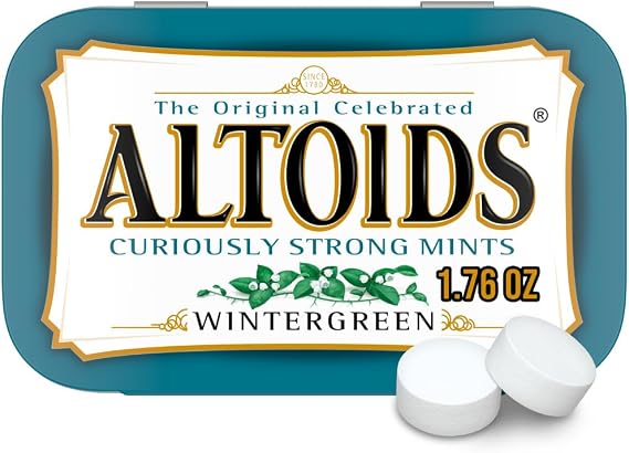 Altoids Wintergreen Curiously Strong Mints 1.76 oz