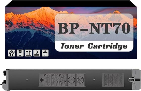 PuCio BP-NT70 BP-NT70YA BP-NT70MA BP-NT70BA BP-NT70CA High Capacity Toner Cartridge Compatible for Sharp BP-50C26 BP-50C31 BP-50C36 BP-50C45 BP-50C65 BP-70C31 Printers Black*1