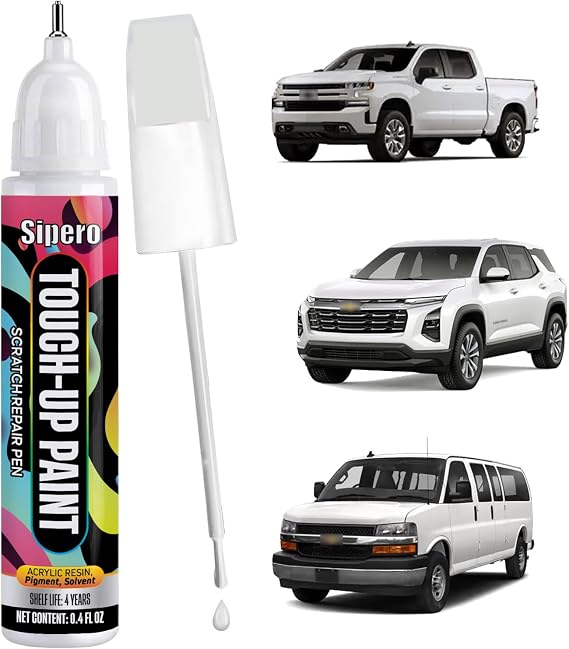 Summit White (WA8624) Touch Up Paint for Chevy Silverado Equinox