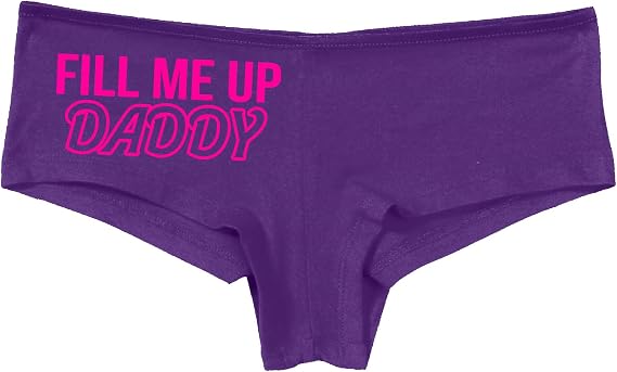 Knaughty Knickers Fill Me Up Daddy Cum Inside Creampie Slutty Purple Panties