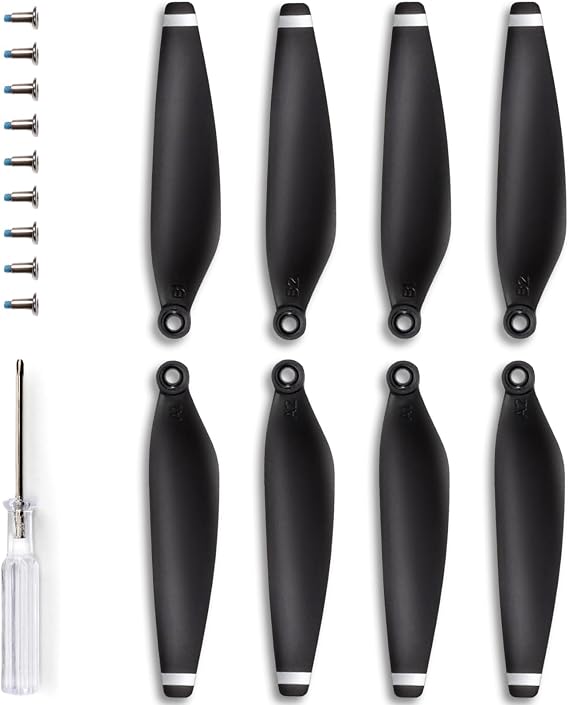 Ruko Drone Propellers Compatible with U11MINI / U11MINI 4K Drone | 4 Replacement Rotor Blades, Durable & Lightweight Spare Props, Easy to Install (Black)