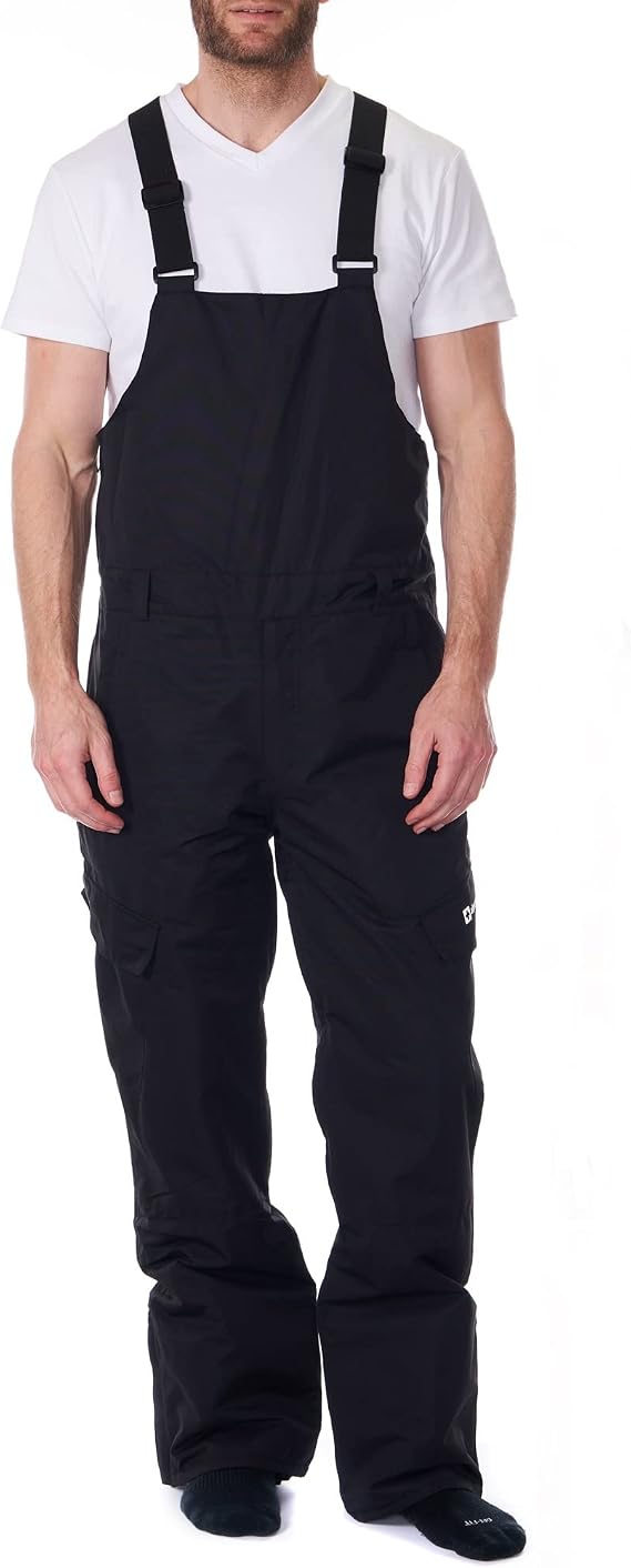 Alpine Swiss Mens Insulated Snow Bib Overalls Waterproof Winter Ski & Snowboard Pants with enhanced technical features