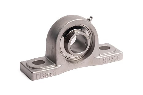 Stainless Steel Pillow Block Bearings: Bearing No. SUCSP206-19, 3/4 I.D, 3/8 Bolt Size, 152301