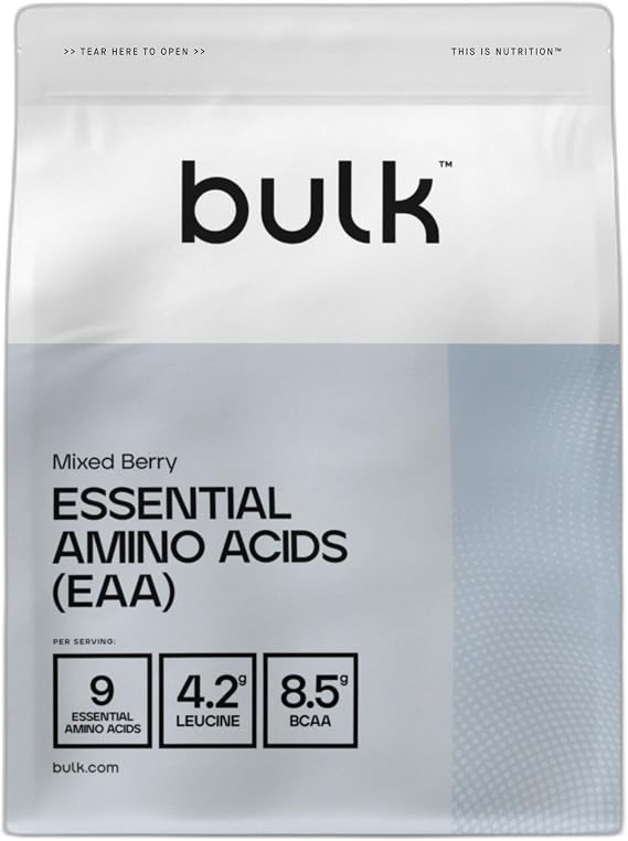 Bulk Pure Essential Amino Acids Powder, Mixed Berry, 500 g