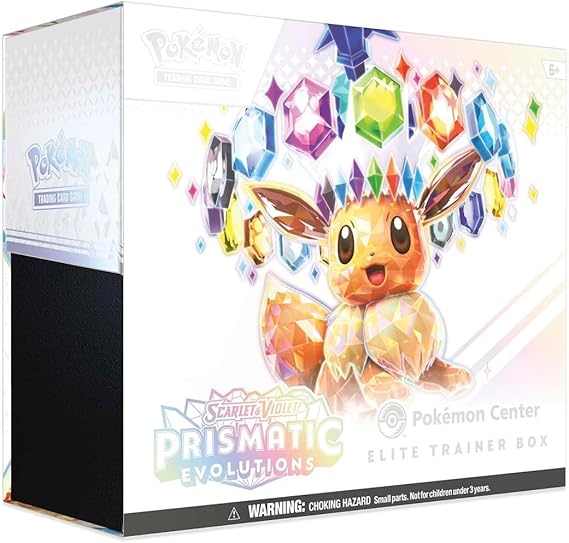 Pokemon TCG: Scarlet & Violet-Prismatic Evolutions Pokemon Center Elite Trainer Box